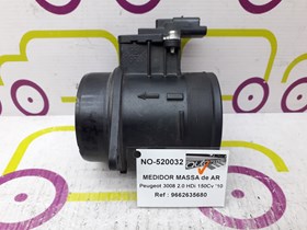 Medidor de Massa de Ar Peugeot 3008 2.0 HDi 150 Cv de 2010 - Ref OEM :  9662635680